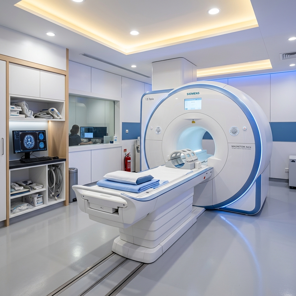 1.5 Tesla MRI Machine at Kedar CT and MRI Centre Barmer
